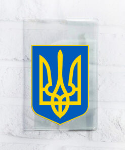 Обкладинка на паспорт книжечку Тризуб (патріотичний принт 256)