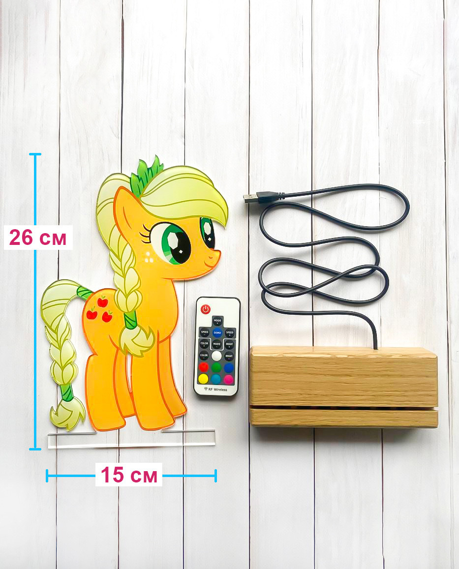 Дитячий нічник Май Літл поні Епплджек My Little Pony Applejack - Зображення 8