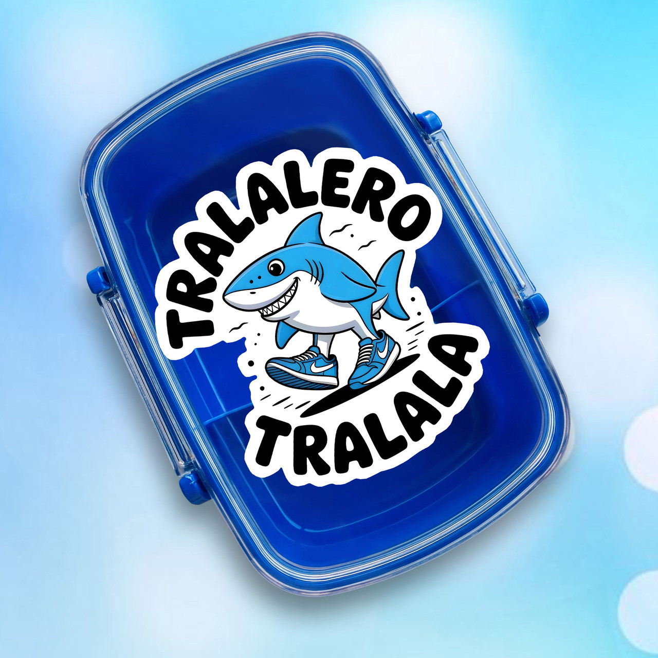 Ланч бокс дитячий Акула Тралалеро Тралала Tralalero Tralala 800 мл (дизайн 55)