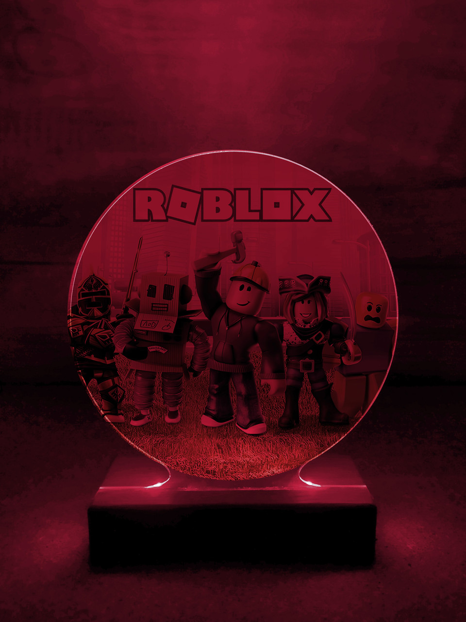 Дитячий нічник Роблокс Roblox на чорній підставці (дизайн 28.2) - Зображення 8