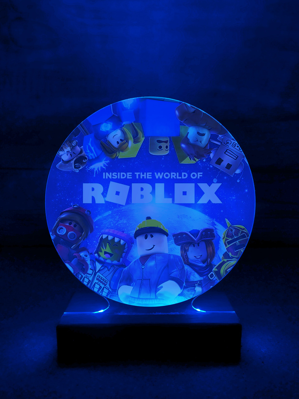 Дитячий нічник Роблокс Roblox на чорній основі (дизайн 28.5) - Зображення 5