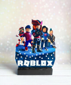 Дитячий нічник Роблокс Roblox на чорній підставці (дизайн 25)