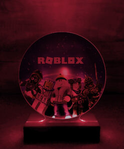 Alternative view of Дитячий нічник Роблокс Roblox на чорній підставці (дизайн 28.4)
