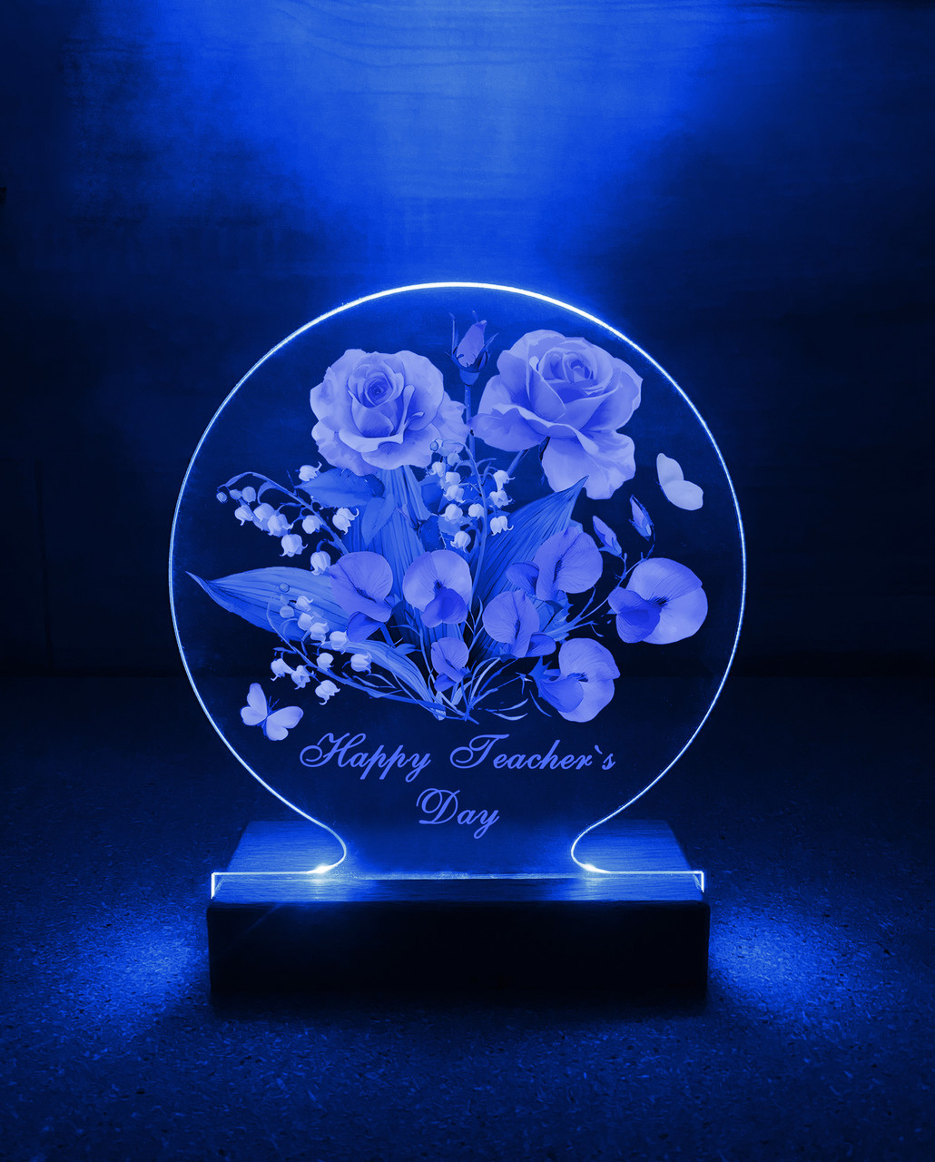 Нічник подарунок до Дня вчителя Happy Teacher's Day (принт 20) - Зображення 3