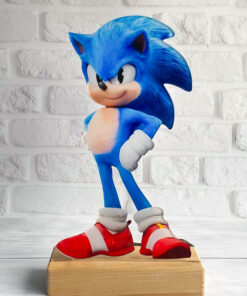 Дитячий нічник Їжак Сонік Sonic на світлій підставці