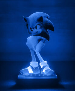 Alternative view of Дитячий нічник Їжак Сонік Sonic на світлій підставці