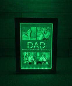 Alternative view of Нічник-фоторамка DAD (дерево і акрил)