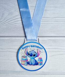 Alternative view of Медаль Стіч Happy Birthday