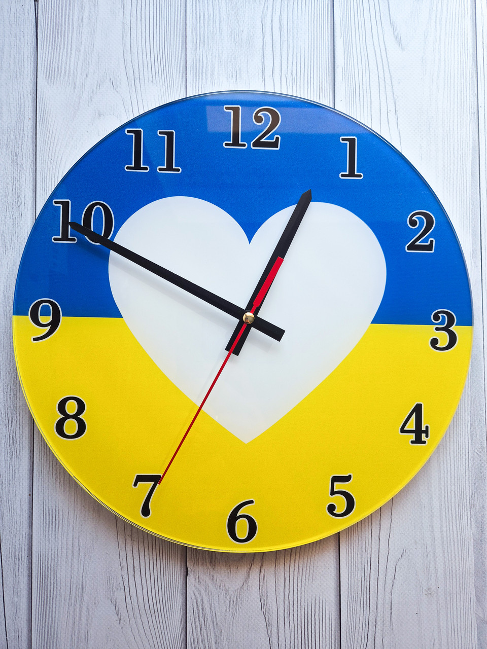 Годинник настінний Україна. Серце - Зображення 3