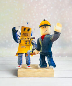 Дитячий нічник Робот і Будівельник з Роблокса Roblox (дизайн 26)