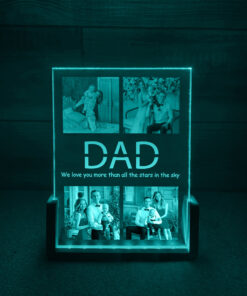 Нічник на 4 фото Тато (DAD)